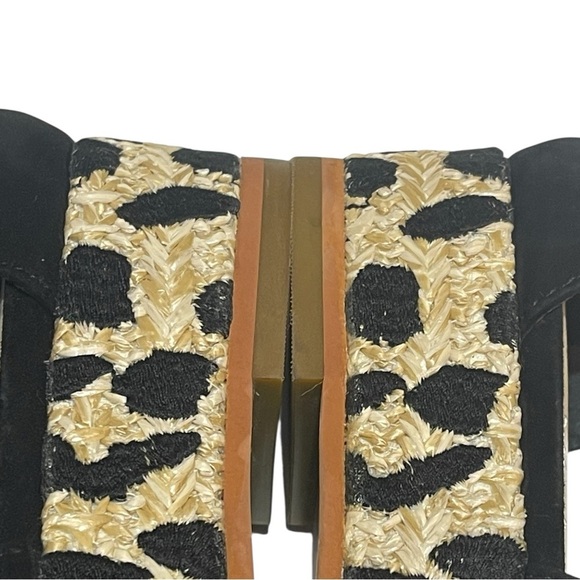 VINCE CAMUTO KELLIA LEOPARD PRINT PLATFORM ESPADRILLE SANDALS SZ 7.5 MED EUC - Picture 15 of 15